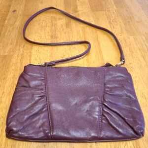 Purple Mini Bag with Structured Design